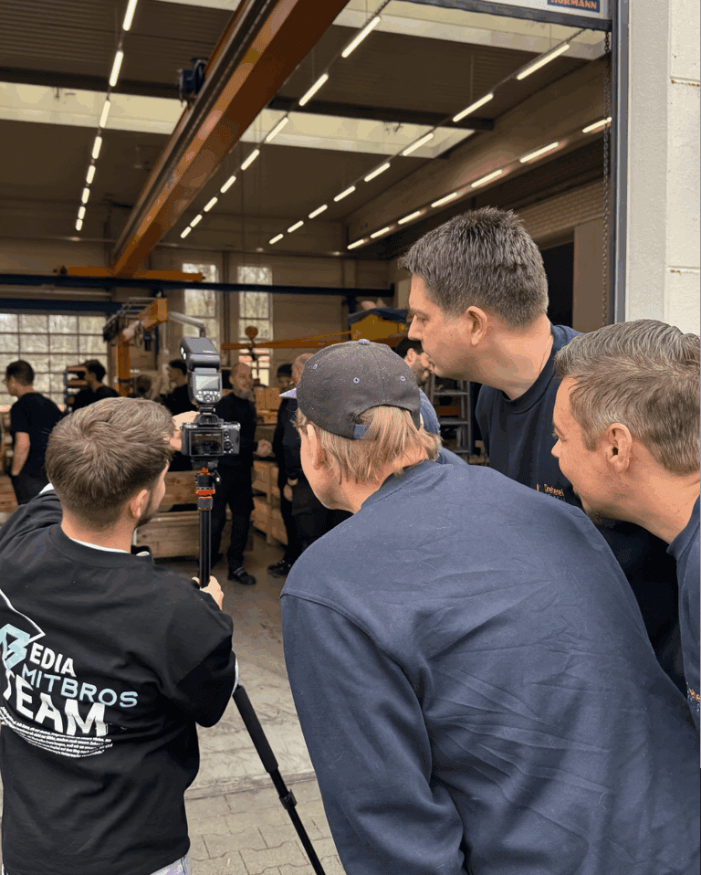 Behind the scenes bei einem unserer Drehtage!
