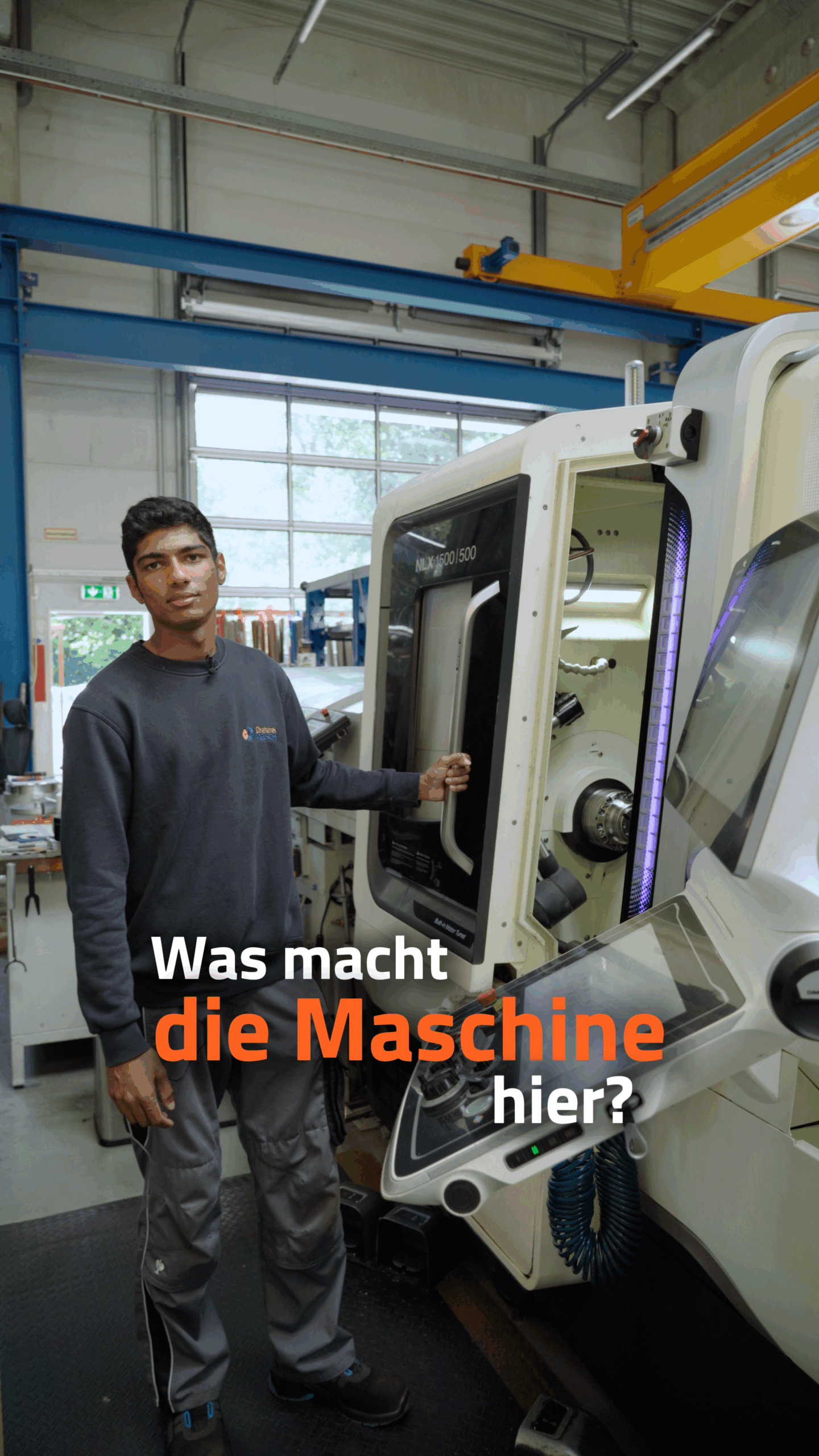 Wer hat die Maschine hier hin gestellt?