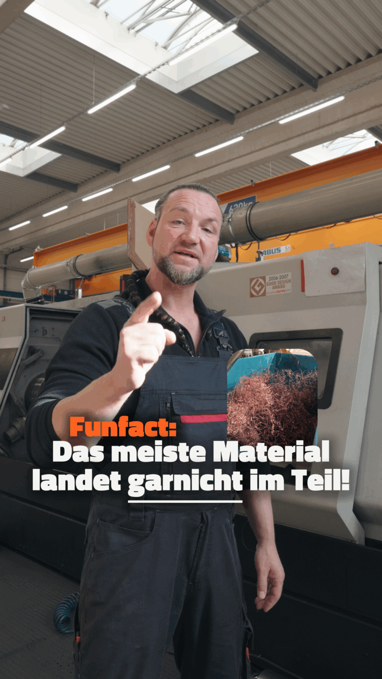 Das meiste vom Teil ist weg